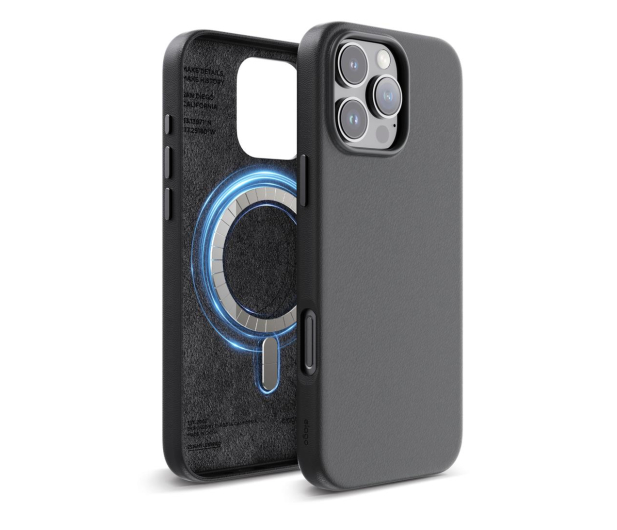 Elago Magnetic Leather do iPhone 16 Pro Max Black ES16MSLE69PRO-BK - 1278745 - zdjęcie
